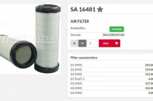 HIFI FILTER SA16481 фин
