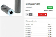 HIFI FILTER Хидравличен елемент SH93132 = HP0502A016ANP01