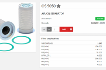 HIFI FILTER Маслено-въздушен сепаратор - OS5050 = 074.061